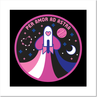 Space Pride - Genderfluid Flag Posters and Art